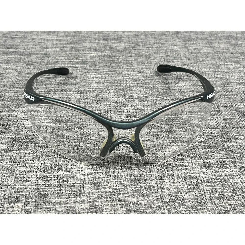 HEAD Pro Elite Racquetball Squash Protective Eyewear Z87+ Charcoal Clear HP Z87+